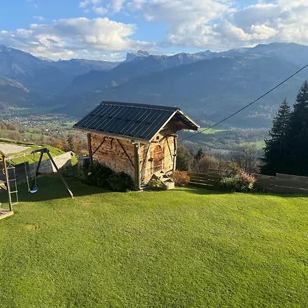 Les Rottes, Bas Ferme Proche Morillon Samoens Avec 度假居